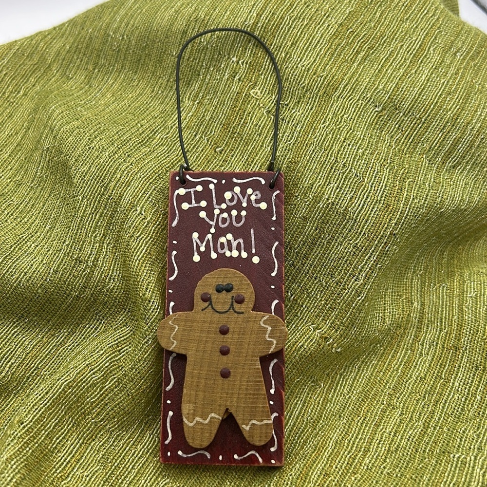 Wooden Holiday Ornaments Set.  Handmade - Picture 10 of 12